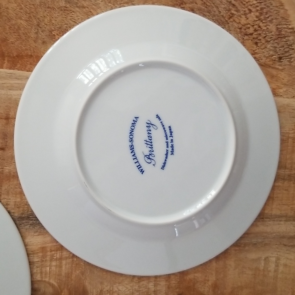 Vintage Williams Sonoma Brittany Salad Plates set of Six - Picture 11 of 15